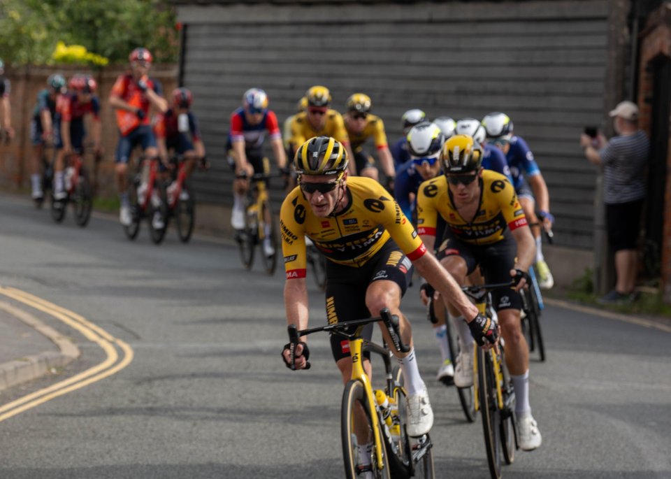 Riders came through a host of small Essex villages as the battled the searing heat