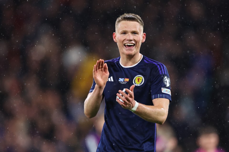 Scott McTominay has 42 Scotland caps