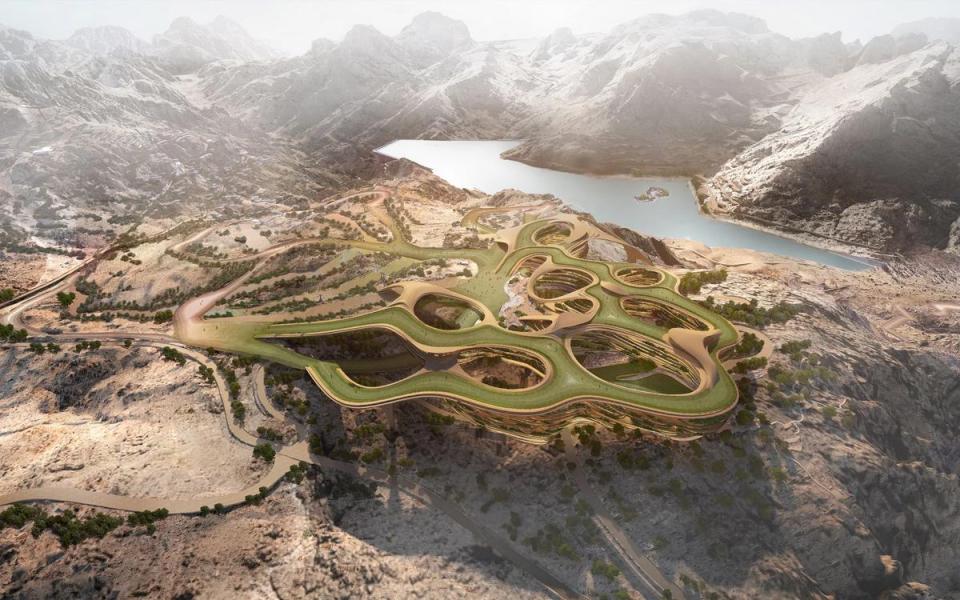 Stadia for the World Cup could be built in the mountainous regions near Neom - allowing the World Cup to be played in winter