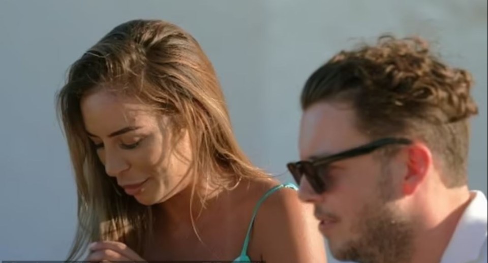 Towie star Diags has found himself in a ‘cheating’ scandal after kissing his co-star behind a new girl’s back