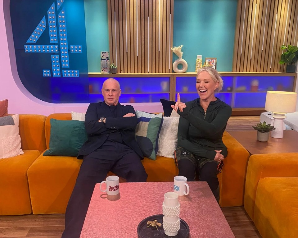 The pair reunited on Channel 4's Sunday Brunch