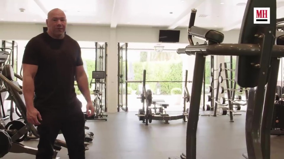 UFC president and CEO Dana White is a major fitness buff