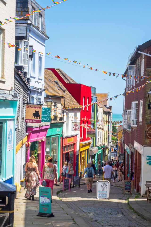 Folkestone’s creative quarter is full of colourful shops for gifts and snacks