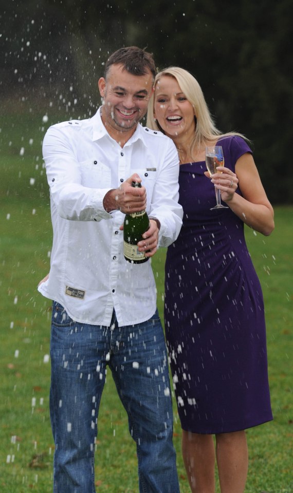 Gareth was married to wife Catherine when hitting the jackpot in 2012