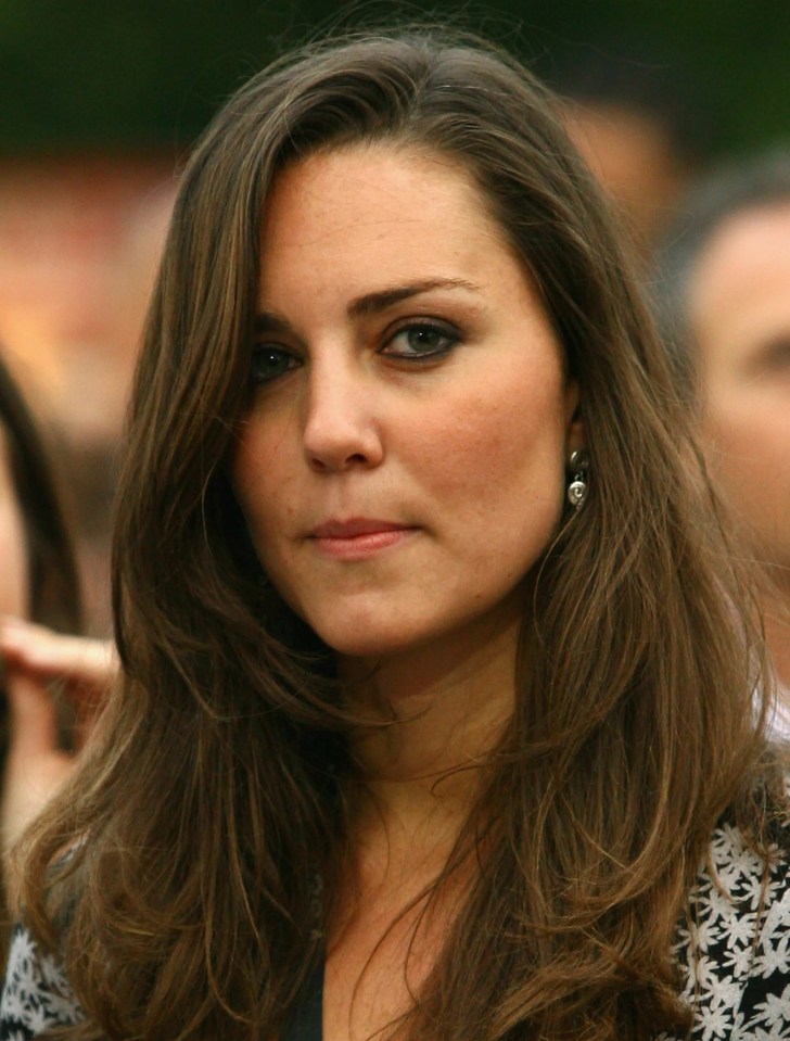 Kate used to favour heavily kohl-lined eye make-up and thinner eyebrows - pictured here in her 20s