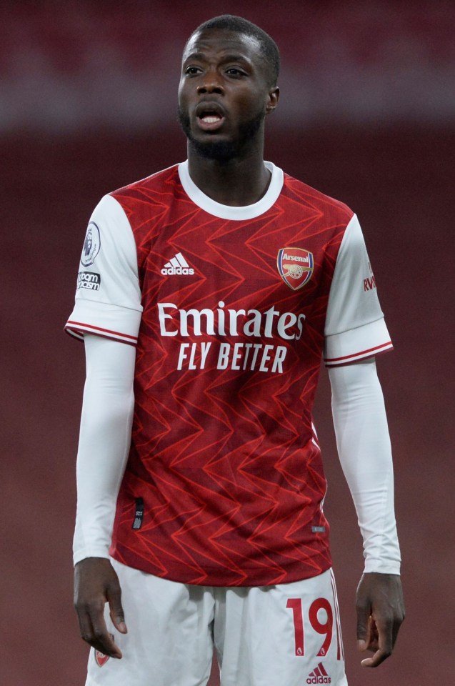 Nicolas Pepe has been warned he will never play for Arsenal again