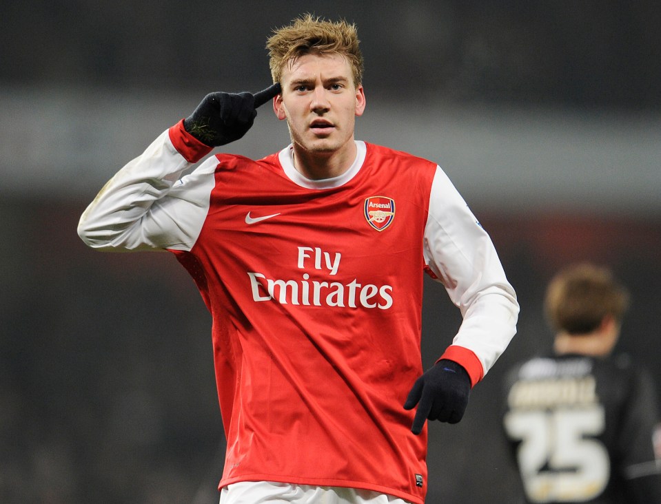 Nicklas Bendtner scored 45 goals for Arsenal