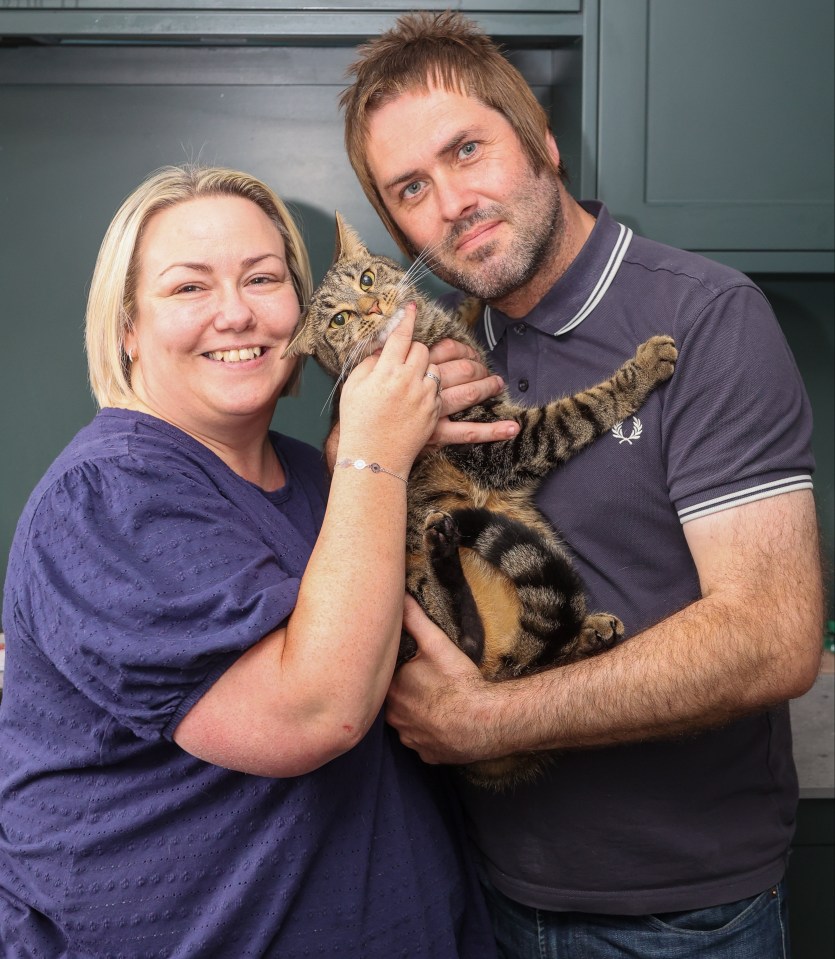 Lee Haynes and Jo Woodley had to create an exterior box to collect their mail after receiving a warning letter about Ernie's behaviour from the Royal Mail