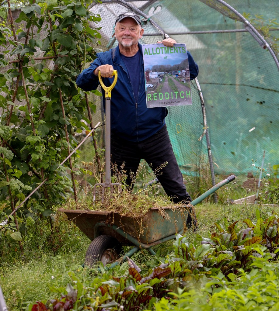 Britain's dullest man Kevin Beresford has created a calendar of his favourite allotments