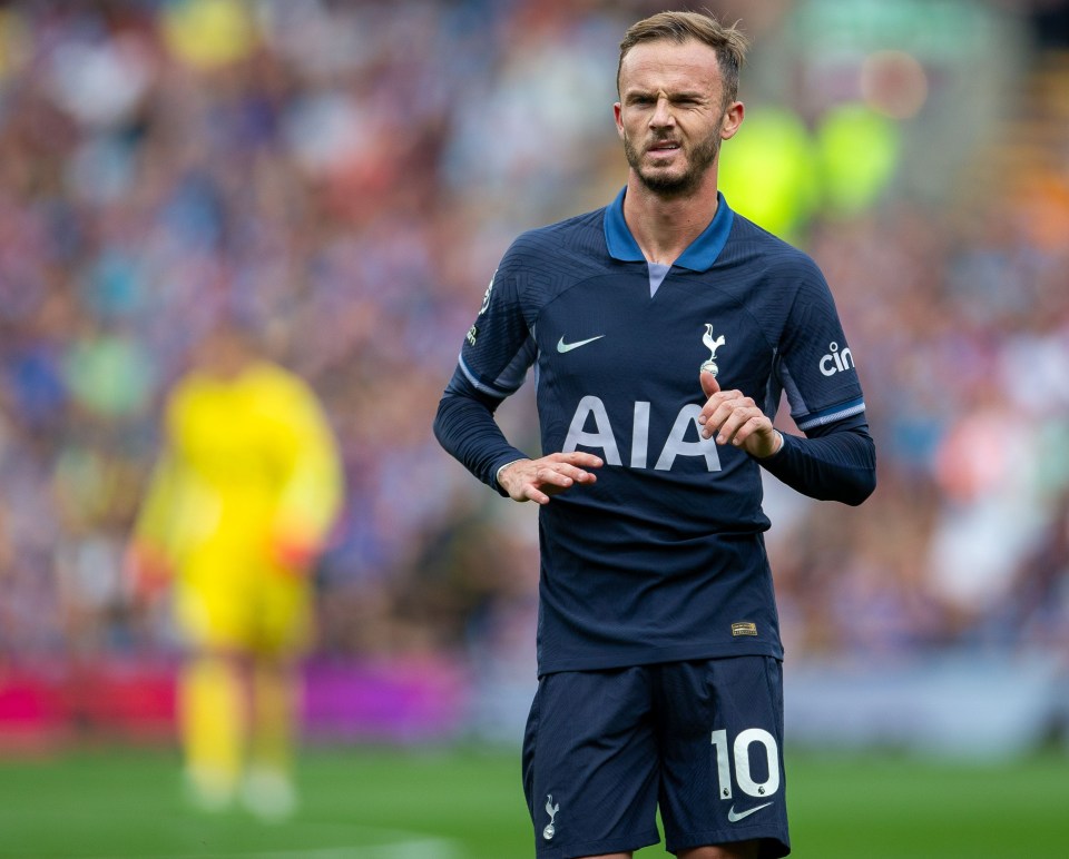 James Maddison has inherited Tottenham's No10 from Harry Kane