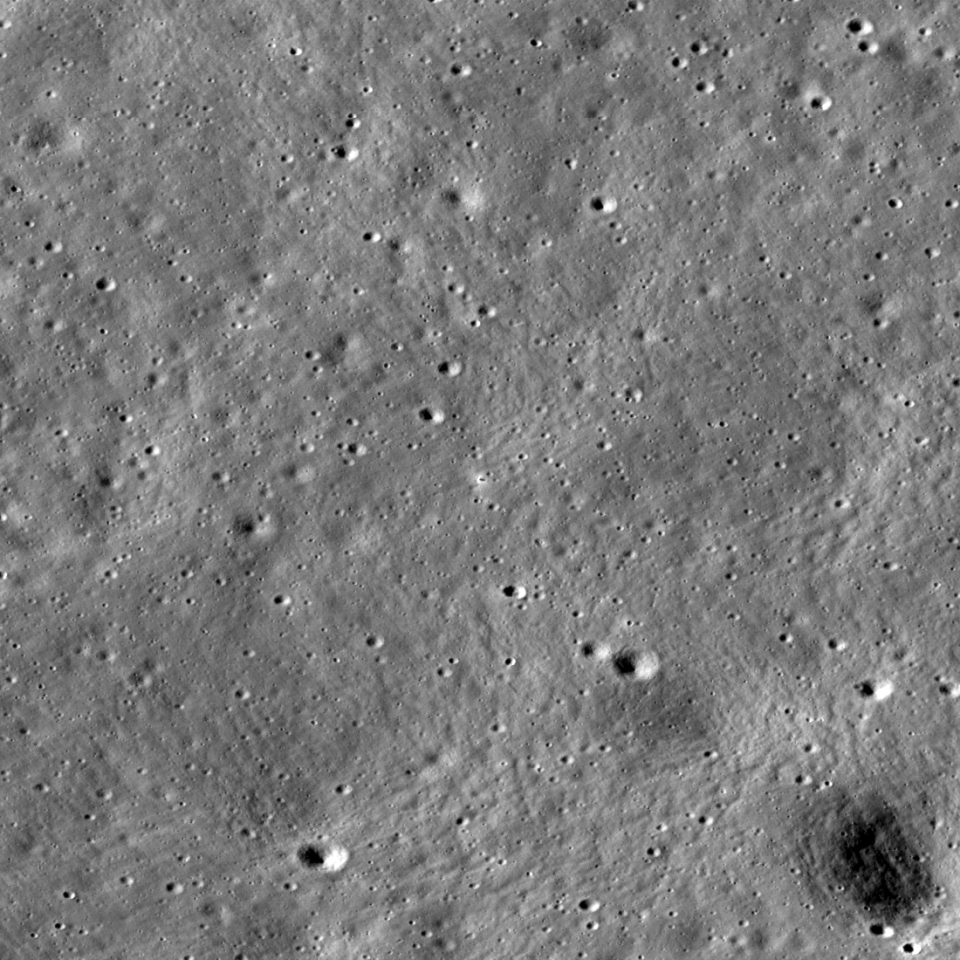 The landing site is around 600kilometres from the lunar South Pole, a little-explored area of the Moon