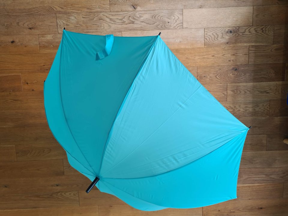 This is the lightest stick umbrella we tested, weighing just 350g