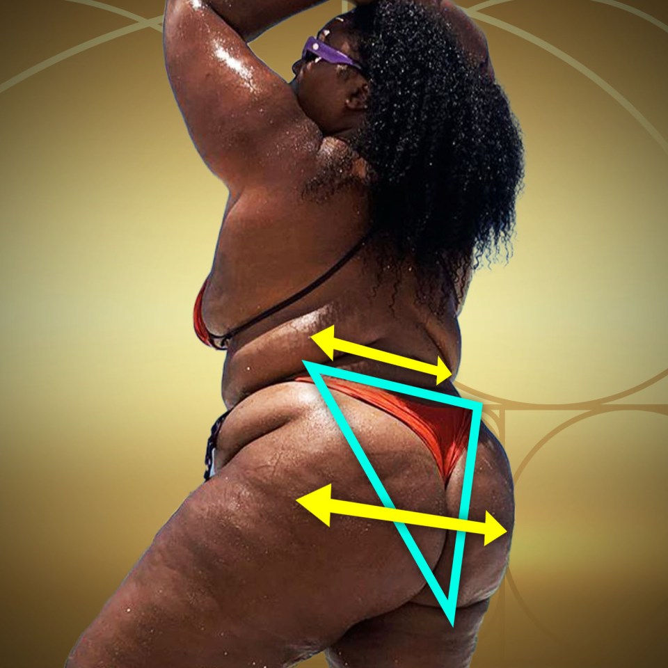 Lizzo's bum is classically proportionate and she loves it