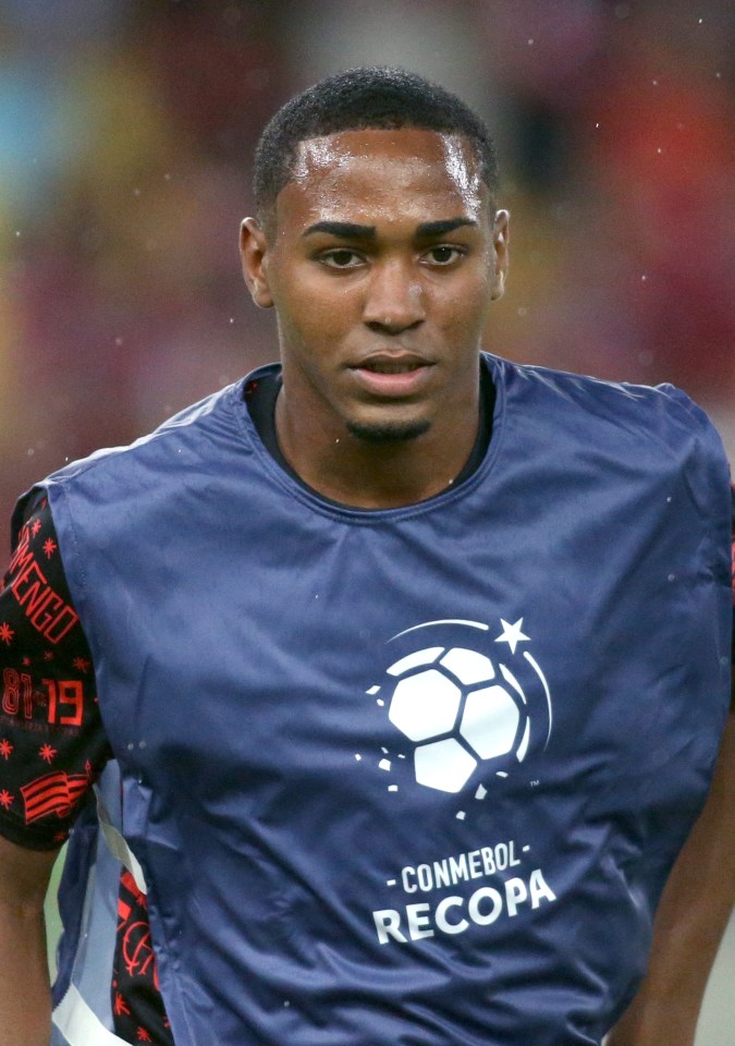 RIO DE JANEIRO, BRAZIL - FEBRUARY 28: Lorran Lucas Pereira de Sousa of CR Flamengo on February 28, 2023 in Rio de Janeiro, Brazil. (Photo by MB Media/Getty Images)