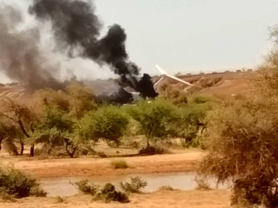 A transport plane ‘linked to Wagner Group’ crashed in Africa