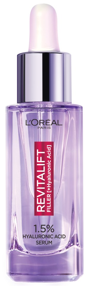 L'Oreal Paris Revitalift Hyaluronic Acid Serum with promises filler like results