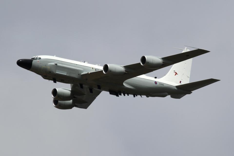 A Russian fighter jet tried to shoot down a British spy plane last September