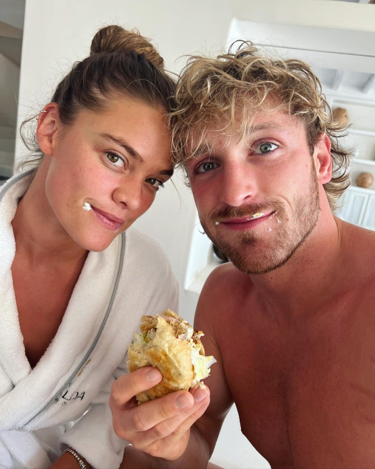 Logan Paul and Nina Agdal got engaged this summer