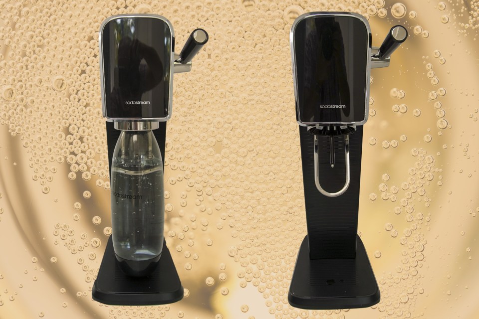 Sodastream's newest model is designed with a sleeker look and side handle