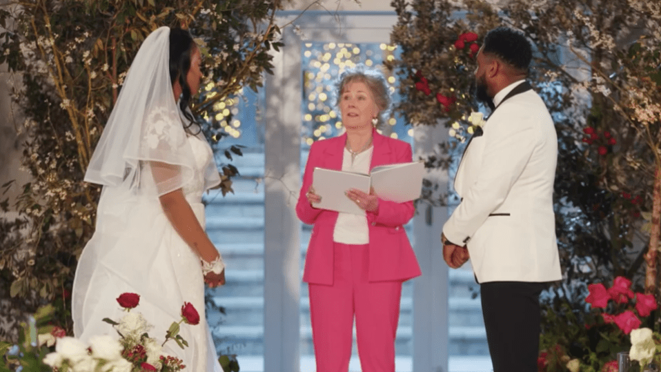 Porscha and Terence were seen getting married in Monday night's MAFS UK