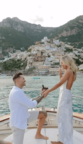 It was just last year that the pair got engaged in Italy