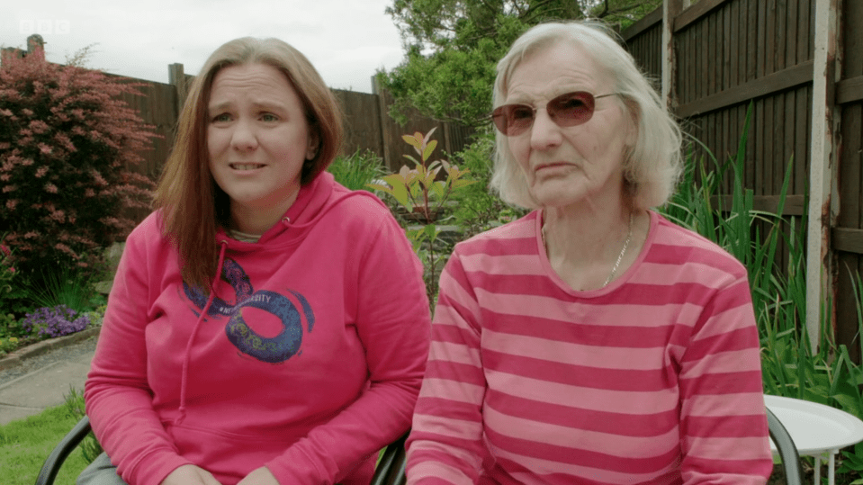 Doris and Petra needed a makeover of their garden after a massive accident