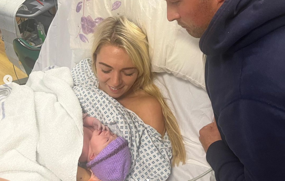 The Traitors favourite Maddy Smedley has given birth to her first child with her partner Tom