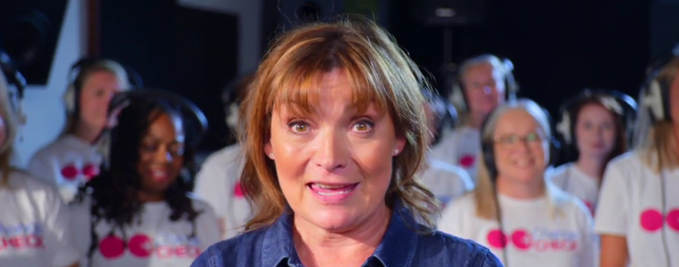 Lorraine Kelly recorded a musical single for her cancer charity campaign last year