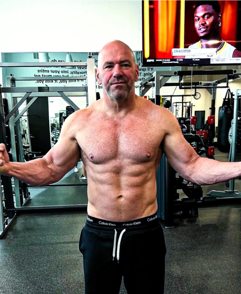 The MMA mogul dropped several pounds of fat after being given just over ten years to live