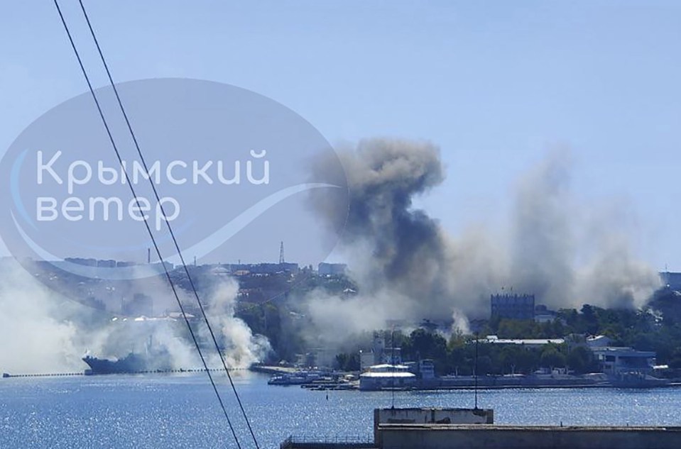 Ukraine hit Russia's Black Sea Fleet's HQ in the centre of Sevastopol