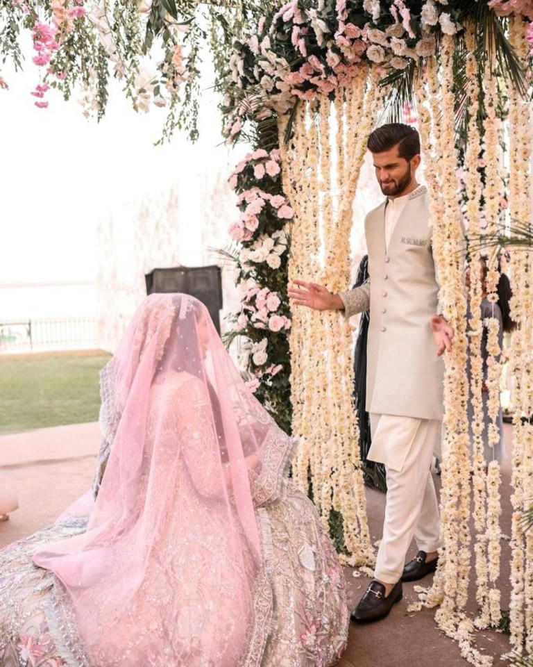 Pakistani cricket sensation Shaheen Afridi marries Ansha Afridi in a heartwarming event