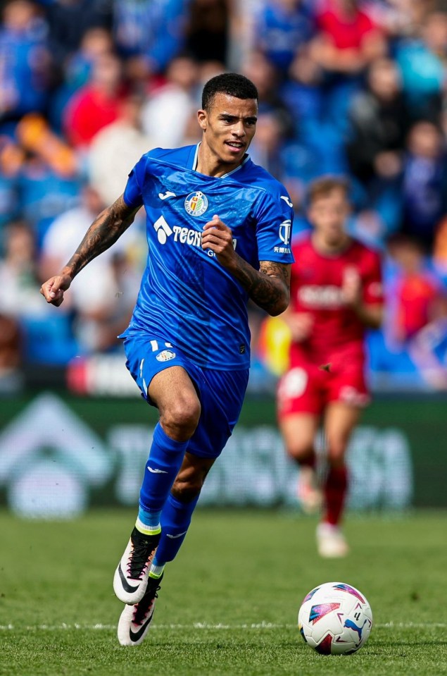 Mason Greenwood made his debut for Getafe yesterday