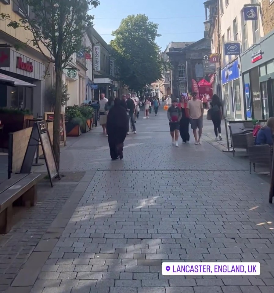 The pair went into Lancaster for a day out together