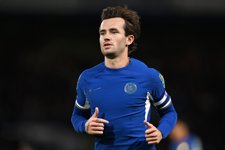 Ben Chilwell started at left back in Chelsea's Carabao Cup clash with Brighton