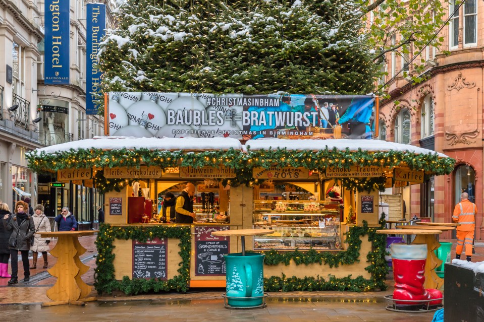 Birmingham's Christmas Market is the largest German-themed one outside of Germany