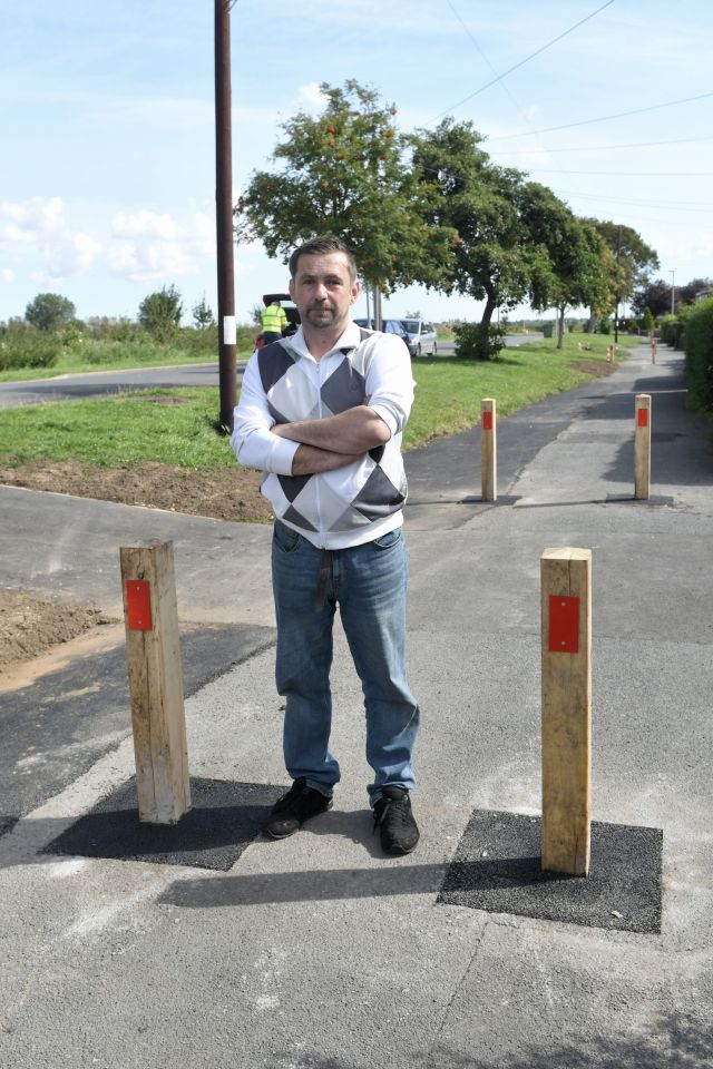 Karl Elbeck branded the bollards a disgrace