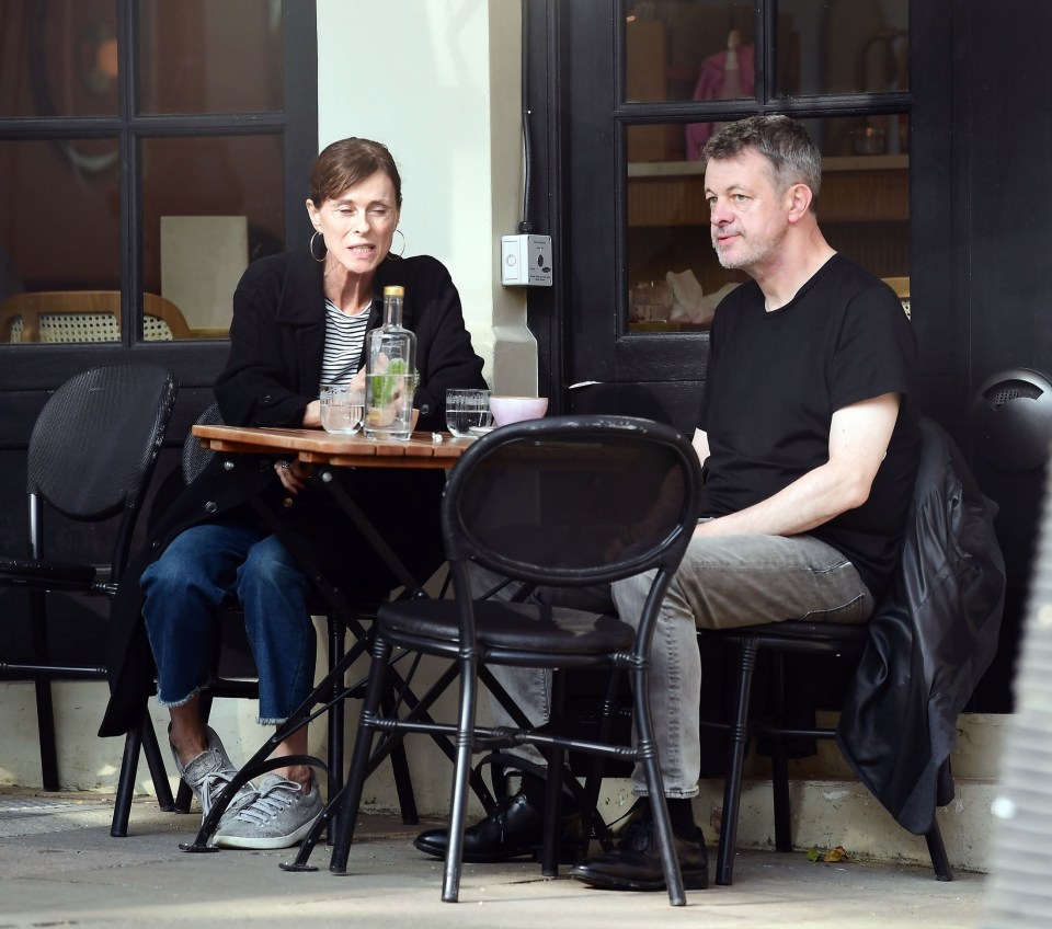 She enjoyed lunch with husband Ian Devaney in London this week