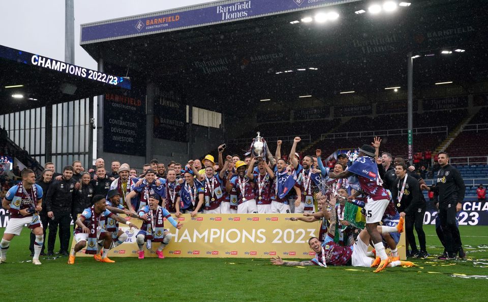 Burnley achieved promotion back to the promised land of the Prem