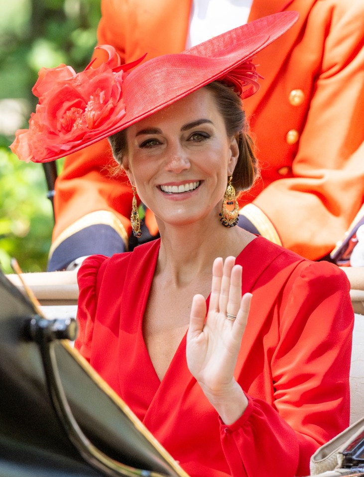 Kate's skin is flawless and always blemish-free