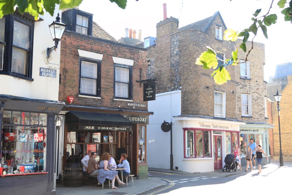 Margate’s Old Town is just as gorgeous – but with fewer shops