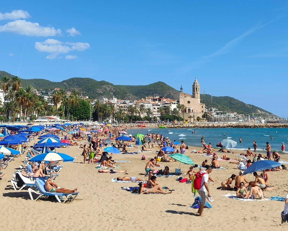 The beaches are popular with locals – but not so much with Brits