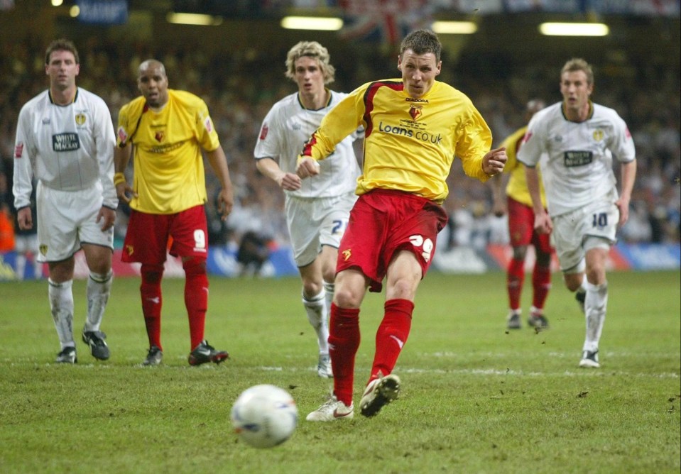 Henderson scored his penalty for Watford in the 2006 Championship play-off final