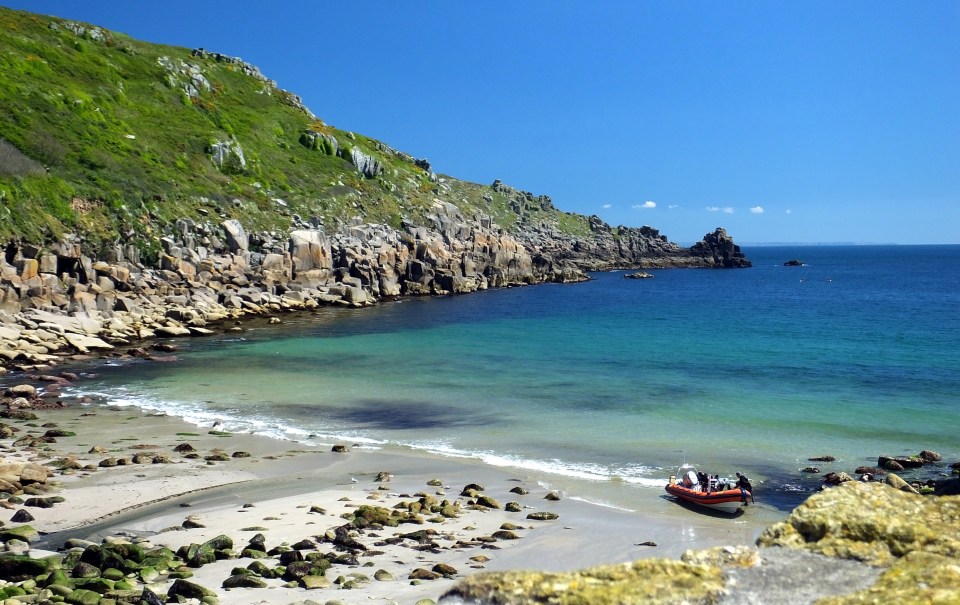 The pub is near Land's End in Cornwall