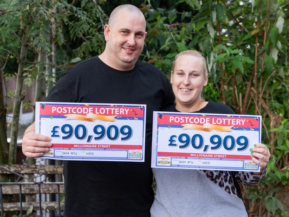 Paul and Joanne doubled their winnings in a Postcode Lottery jackpot