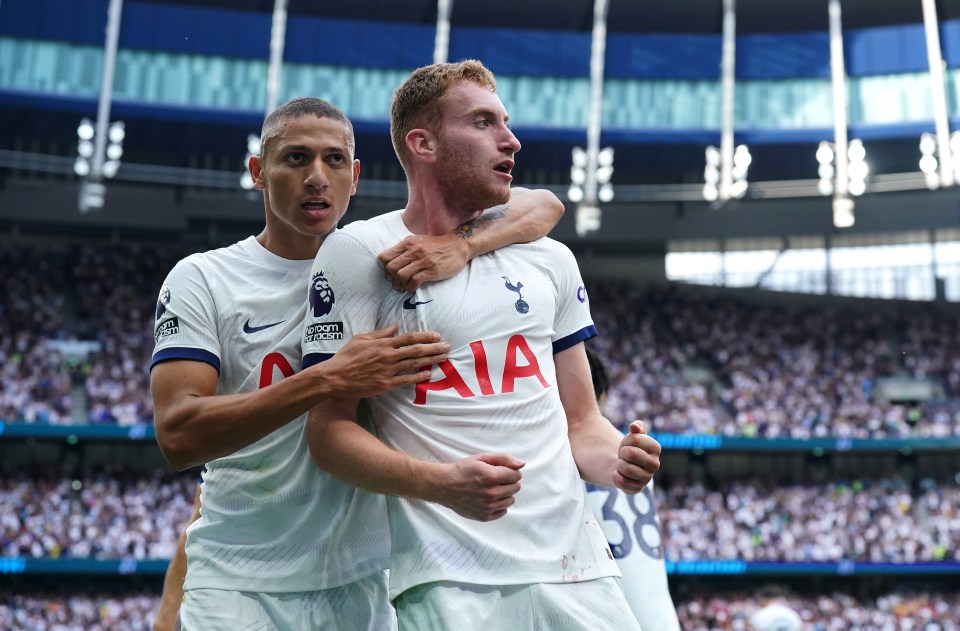 Late heroes Richarlison and Kulusevski rejoice as Spurs made it four straight wins