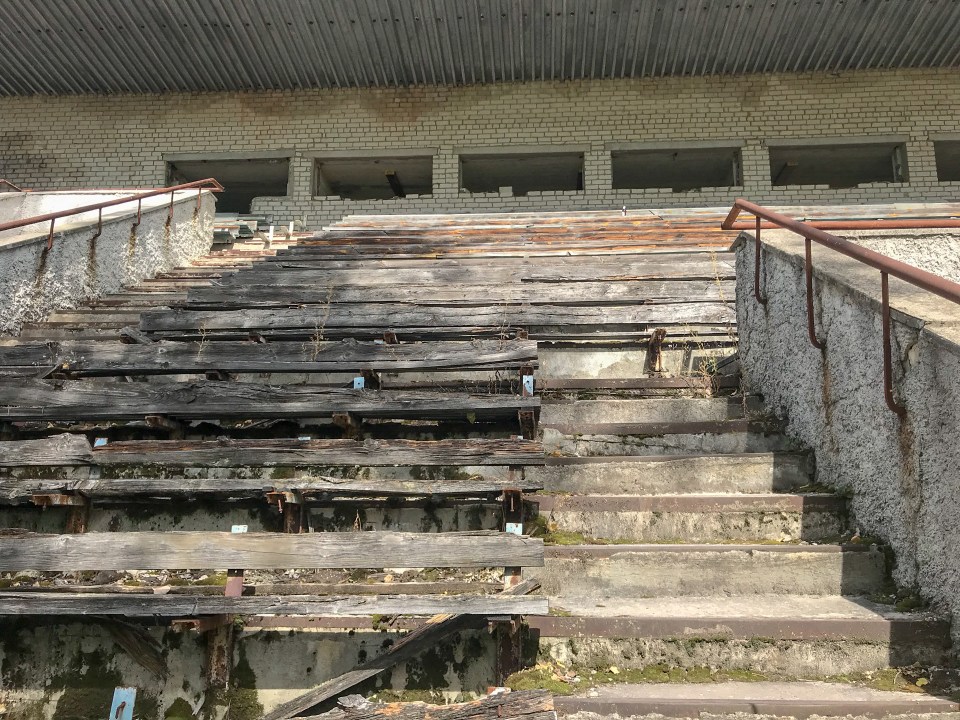 FC Stroitel Pripyat dissolved two years after the Chernobyl disaster