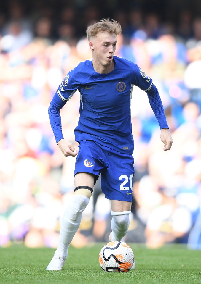 Cole Palmer came off the bench for his Chelsea debut