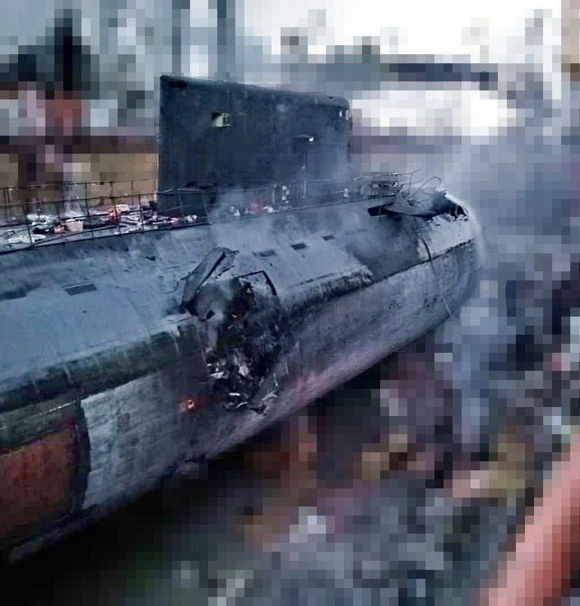 British missiles used by Ukraine tore massive holes in hull of Russian submarine