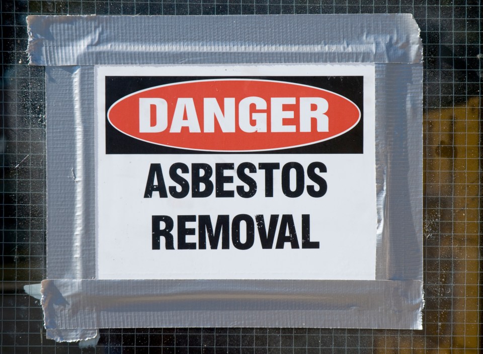 It's feared should buildings collapse it could send asbestos fibres into the air