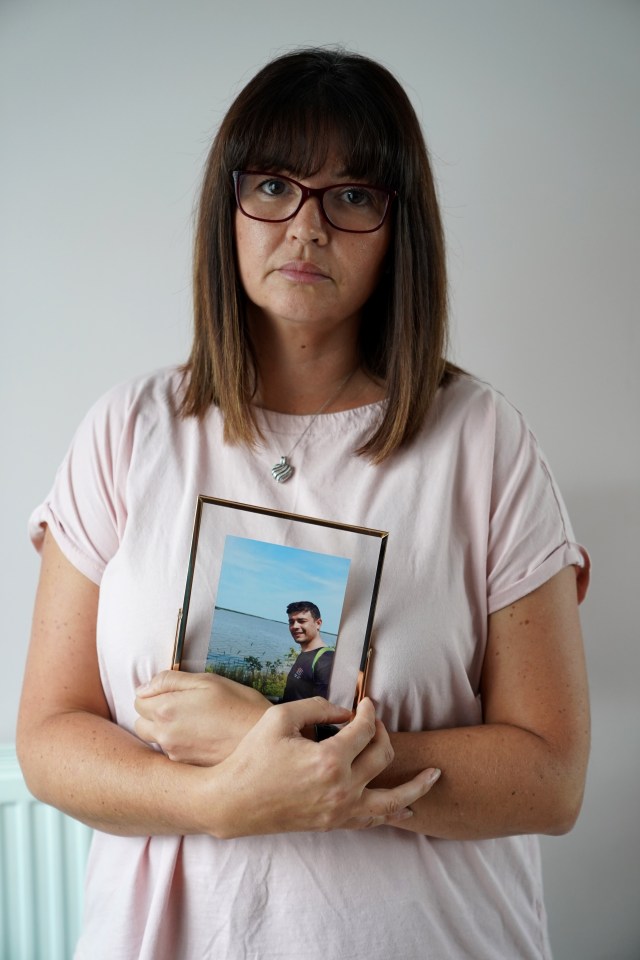 Clare Rogers has only photos to remind her of her son